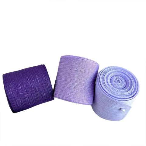 5cm Luxury Glitter Chiffon Organza Ribbon Crafts Floral Bouquets Wedding Christmas Car Party Decorations Valentine's Day Gift