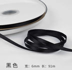 0.6cm Ribbon Flower Bow for DIY Packaging DIY Bow Bouquet for Wedding or Christmas Valentine's Day Ribbon