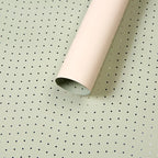 High-End Aluminum Plated Round Dot Thickened Wrapping Paper Small Waterproof Flower Design Single Side Coating