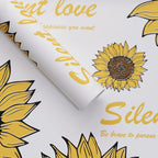 Waterproof Coated Sunflower Art Packaging Paper Flower Wrapping Paper for Flowers for Flowers and Other Items