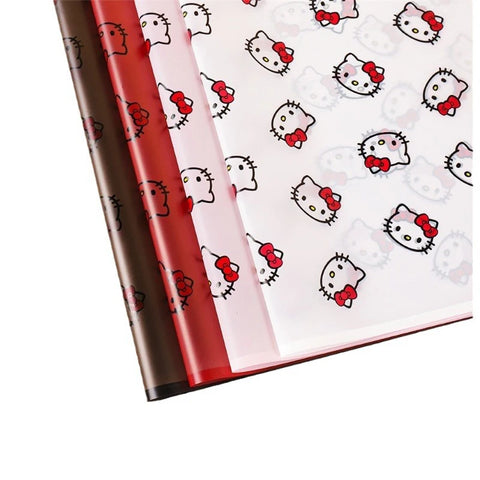 Coated Single Side Eco-Friendly Recyclable Waterproof Mist Paper Flower Packaging Cat Head Design Offset Printed
