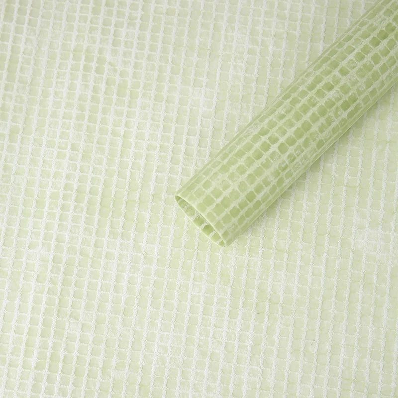 Valentine's Day 57*57cm Non-Woven Waterproof Paper New Grid Flower Bouquet Solid Color Wrapping Paper with Virgin Pulp Style