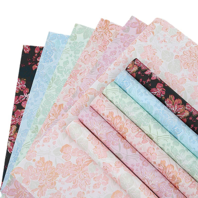 Valentine's Day 50*58cm Flower Bouquet Wrapping Paper Recyclable Duplex Board Materials for Florists Main image