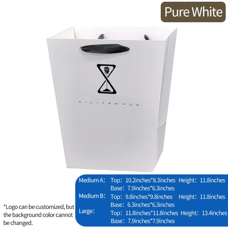 Portable  Paper Trapezoidal Hand-held Flower Bouquet Packaging Inner Liner and Fixed Rose Hugging Bag with Waterproof Feature