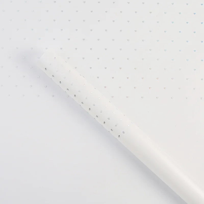 Waterproof Eco-Friendly Recyclable Flower Packaging Single Side Coated Careful Hot Stamping Matte Paper Jelly Film