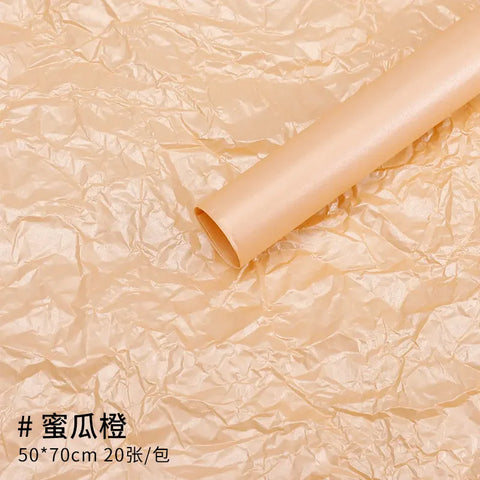38g Thickened Eco-friendly Recyclable Flower Wrapping Paper Single Side Waterproof Offset Printing