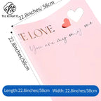 Valentine's Day Coated Flower Bouquet Packaging Paper Single Side for Paper Flower Shop Materials