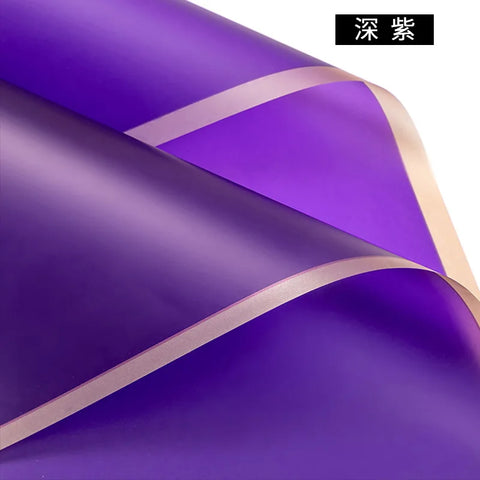 Taixi Brand Gold-edged PE Coated Double-Sided Recyclable Parchment Paper Gravure Compatible Valentine's Day Waterproof Flower