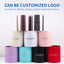 Very Popular Modern Luxury Hug Bucket Small Pure White Pink Recyclable Handmade Vanishing Cardboard Cylinder Flower Box for
