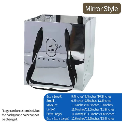 Portable  Paper Trapezoidal Hand-held Flower Bouquet Packaging Inner Liner and Fixed Rose Hugging Bag with Waterproof Feature