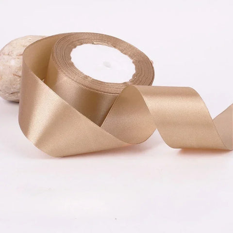22meters Satin Ribbon 50-Color 4cm Sash DIY Craft Handmade Christmas Wedding Party Fabric Decoration Polyester Gift Ribbons