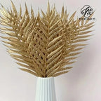 Golden Eucalyptus Ginkgo Gold Leaf Simulation Flower Hug Bucket Festive Christmas Wedding Graduation Decoration
