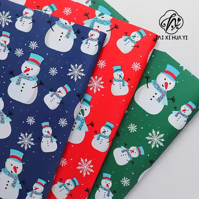 Eco-friendly Wrapping Paper Cotton Pulp Single-sided Coated for Christmas Bouquets Gift Wrapping Paper รูปสินค้าหลัก