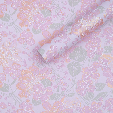 Valentine's Day 50*58cm Flower Bouquet Wrapping Paper Recyclable Duplex Board Materials for Florists