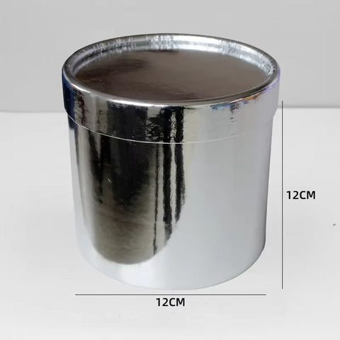 Wholesale Modern Luxury Cylinder Rigid Gift Box Recyclable Handmade Vanishing Teachers' Day Flowers Hugging Mini Flower