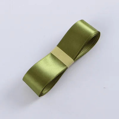 2.5cm Dacron Satin Ribbon-Luxury Biodegradable Ribbon for Valentine's Day Wedding & Christmas Gift Packaging