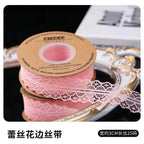 Luxury Ribbon Lace Hollow Lace 25 Sizes Baked Cake Packaging for Valentine's Day Christmas and Wedding Featuring Flowers