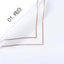 Golden Border Jelly Film Korean Su Flower Bouquet Eco-friendly Recyclable Semi Transparent Waterproof Single-Sided Coated Paper