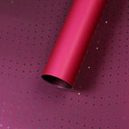 High-End Aluminum Plated Round Dot Thickened Wrapping Paper Small Waterproof Flower Design Single Side Coating