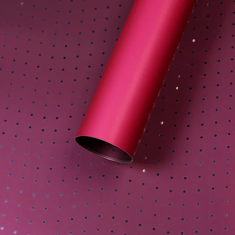 High-End Aluminum Plated Round Dot Thickened Wrapping Paper Small Waterproof Flower Design Single Side Coating