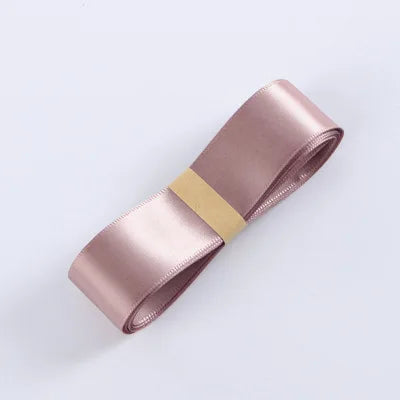 2.5cm Dacron Satin Ribbon-Luxury Biodegradable Ribbon for Valentine's Day Wedding & Christmas Gift Packaging