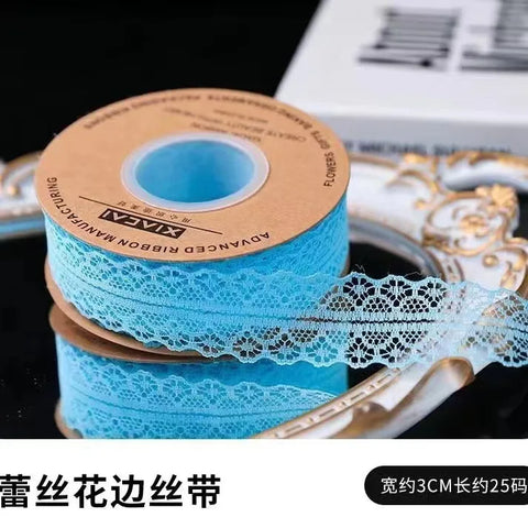 Luxury Ribbon Lace Hollow Lace 25 Sizes Baked Cake Packaging for Valentine's Day Christmas and Wedding Featuring Flowers
