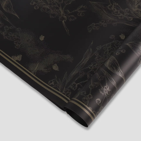 Flower Wrapping Stretch Film Heart-shaped Pattern Waterproof Anti-curl Translucent Valentine's Day Gift Craft