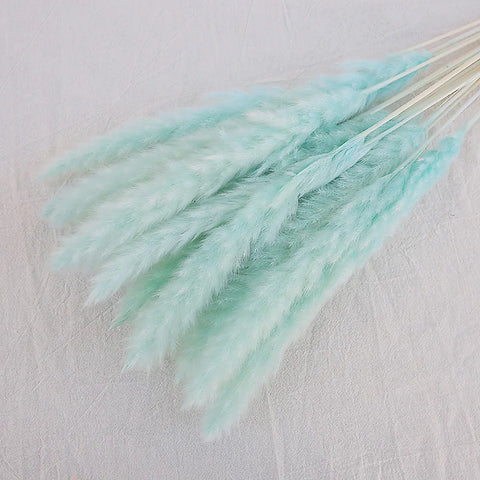 Reeds Dried Pampas Grass Artificial Flowers Bouquet Various Colors Home Boho Wedding Decoration Arrangement 3d White Flower Wall