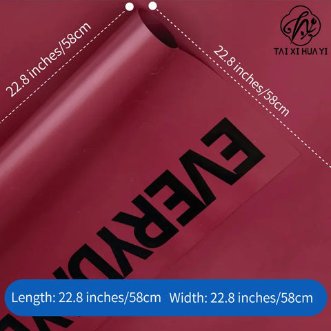 European English Newspaper Korean Bundle Paper with Single-Sided Coating Fresh Flower Packaging Material