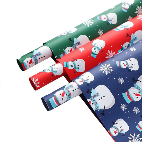 Eco-friendly Wrapping Paper Cotton Pulp Single-sided Coated for Christmas Bouquets Gift Wrapping Paper