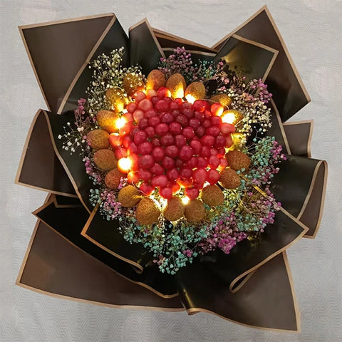 Taixi Brand Gold-edged PE Coated Double-Sided Recyclable Parchment Paper Gravure Compatible Valentine's Day Waterproof Flower