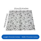 Butterfly Printed Flower Wrapping Paper PE Coated Art Paper Waterproof 57*57cm Custom Birthday Wedding Gift Wrapping