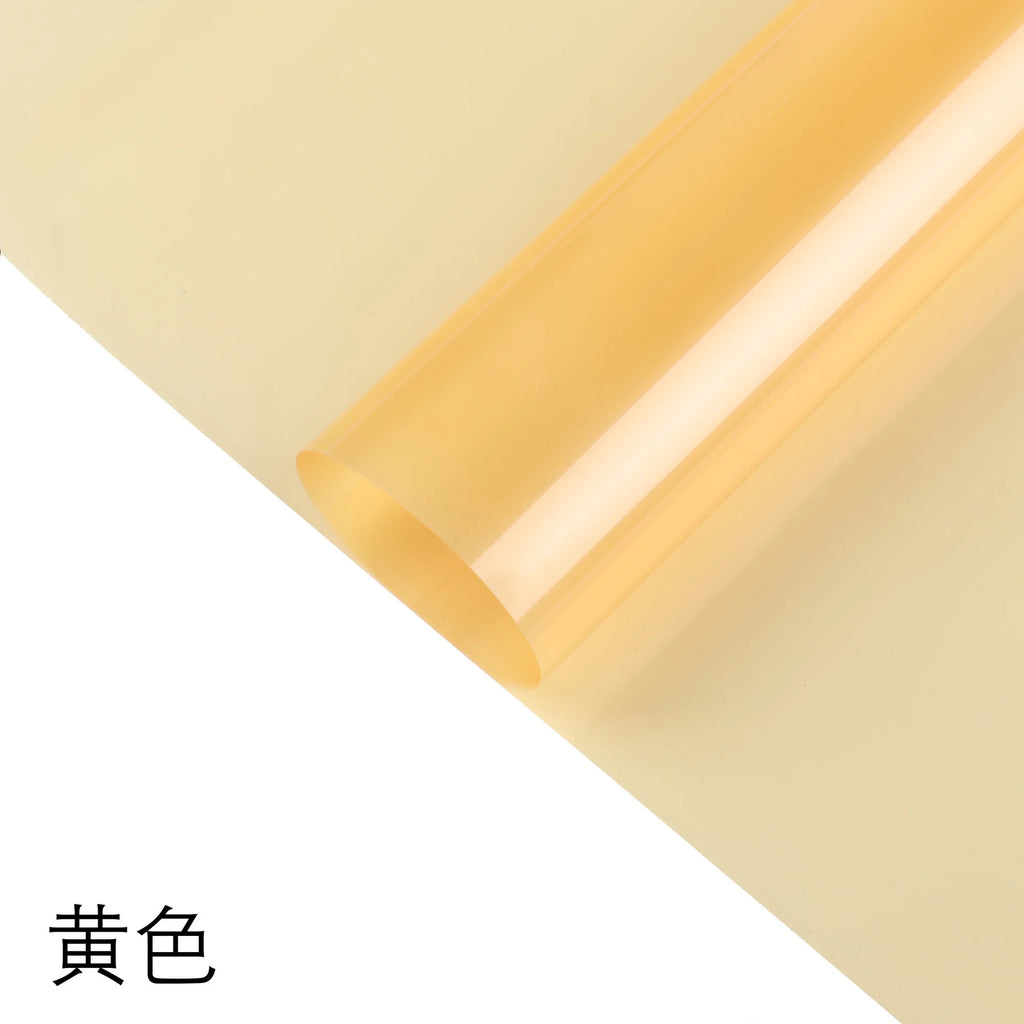 New Fashion Macaron Colorful Flower Packaging Paper Magical Light Waterproof Single-Sided Coating Colorful Film Wrapping Paper