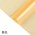 New Fashion Macaron Colorful Flower Packaging Paper Magical Light Waterproof Single-Sided Coating Colorful Film Wrapping Paper