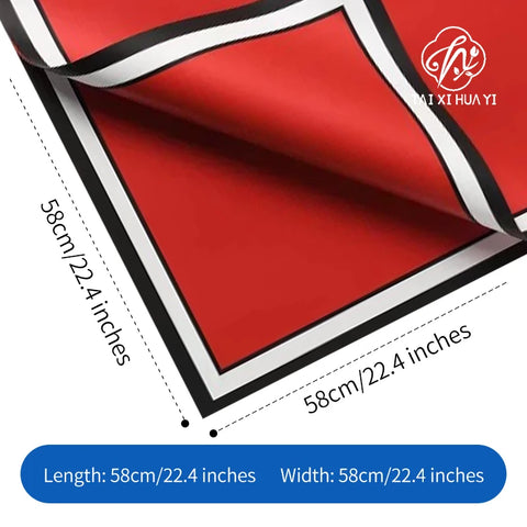 Golden Border Jelly Film Korean Su Flower Bouquet Eco-friendly Recyclable Semi Transparent Waterproof Single-Sided Coated Paper