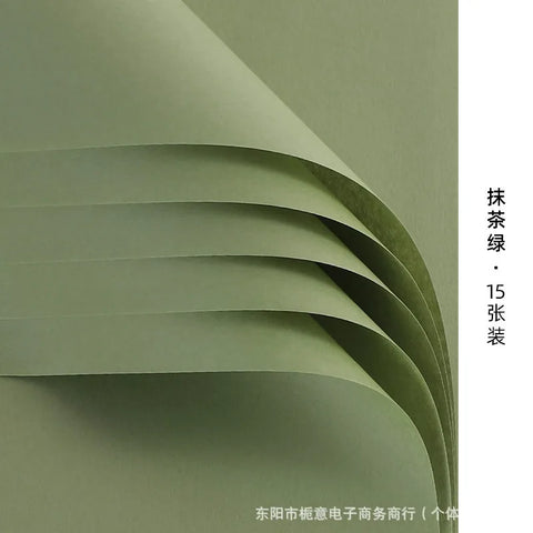 Fenghua Thick Kraft Paper Single-Sided Solid Color Korean Bouquet Material for Unique Packaging Elegant Touches