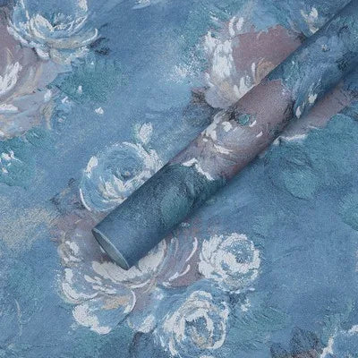 China Manufacture Dream Garden Oil Painting Paper Single Side Coated Flower Wrapping Paper