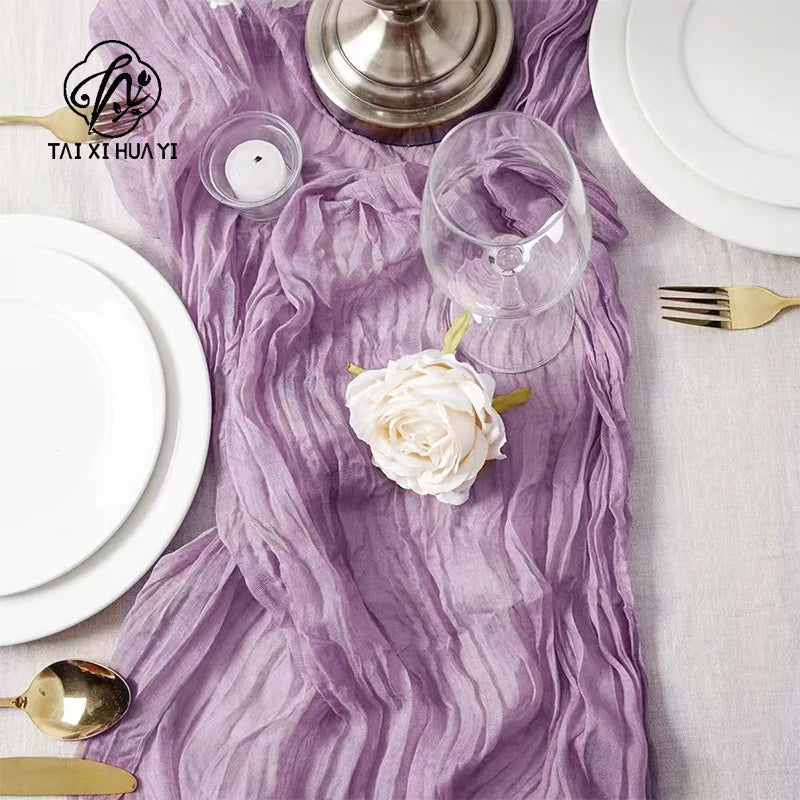 Customized Woven Polyester Non-slip Eco-friendly Durable Tablecloth Wedding Banquet Home Use Non-Iron