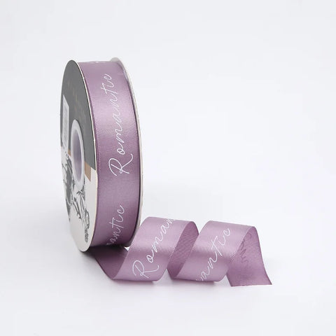 Luxury 2.5CM English Ribbon Romantic Flower Bouquet for Valentine's Day Christmas or Wedding Gift Ribbons