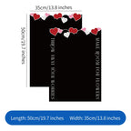 Heart-shaped Flower Wrapping Paper Double-sided PE Coating Antistatic for Valentine's Day Art Paper Packaging