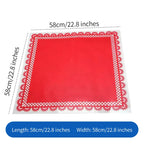 Glass Paper with Petal Lace Design Transparent Plastic Waterproof Flower Paper Single Side Coating Flower Wrapping Paper