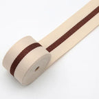 Two-color Woven Ribbon DIY Gift Packaging Ribbon with Fresh Flower for Birthday Halloween Wedding Christmas
