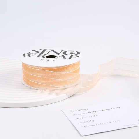 Dacron Wedding Valentine's Day Christmas Flower Bouquet Bow Decoration Ribbon for Gift Packaging