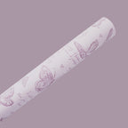 Butterfly Pattern Flower Wrapping Paper Double-Sided PE Coated Recyclable 57x57cm Florist Bouquet Gift Wrap for Packaging New