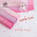 Valentine's Day Florist Qixi Encounter Gradient Wrap Paper Art Paper Fresh Flowers Waterproof Wrapping