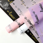 Love Wrapping Paper with Waterproof Coating Colorful and Single-Sided for Constant Use