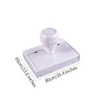 Office Flash Rubber Stamps Case with Plastic Blank Ink Stamp Mount Shell and Handle for Household Grocery and Gift Industries