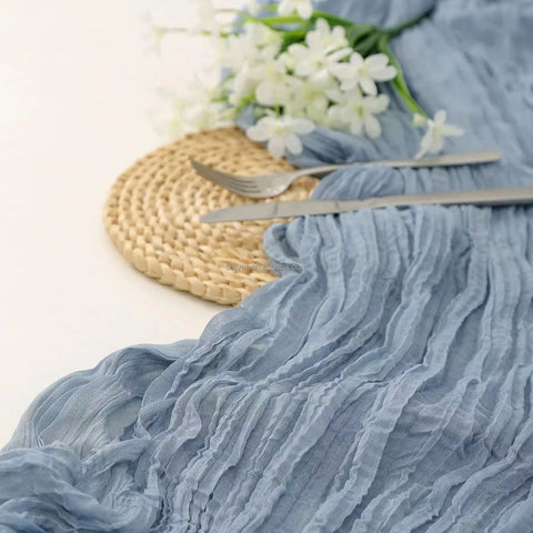 Customized Woven Polyester Non-slip Eco-friendly Durable Tablecloth Wedding Banquet Home Use Non-Iron