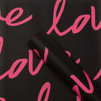 Valentine's Day Big Love Flower Wrapping Paper Bouquet Waterproof DIY Material Rose Packaging for Flower Shop Wholesale