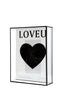 Acrylic Transparent Heart-shaped Gift Box Square Box Flower Bouquet Packaging for Roses Rose Box Storage